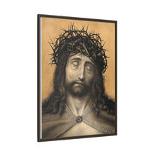 Christ as the Man of Sorrows. Colour lithograph by N.J. Strixner, 1818, after Q. Matsys.