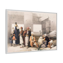 Entrance of the Temple of Amun Thebes illustration by David Roberts (1796–1864)