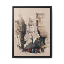 Cairo Street Scene: Vintage Egyptian Wall Art by David Roberts - Art Print Framed - NOMADEN ART GALLERY