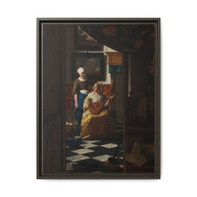The Love Letter (ca. 1669 –1670) by Johannes Vermeer - NOMADEN ART GALLERY