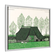 Farmhouse with thatched roof (1919) by Julie de Graag