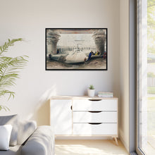 Ancient Egypt Art Print: Edfou Temple Portico View by David Roberts - Wall Art Canvas Print