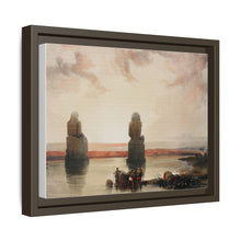 Statues of Memnon at Thebes during the inundation illustration by David Roberts (1796–1864)
