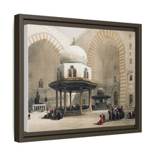 Mosque of Sultan Hassan Cairo illustration by David Roberts (1796–1864) - Framed Wall Art