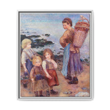Mussel-Fishers at Berneval (Pêcheuses de moules à Berneval, côte normand) (1879) by Pierre-Auguste Renoir - NOMADEN ART GALLERY