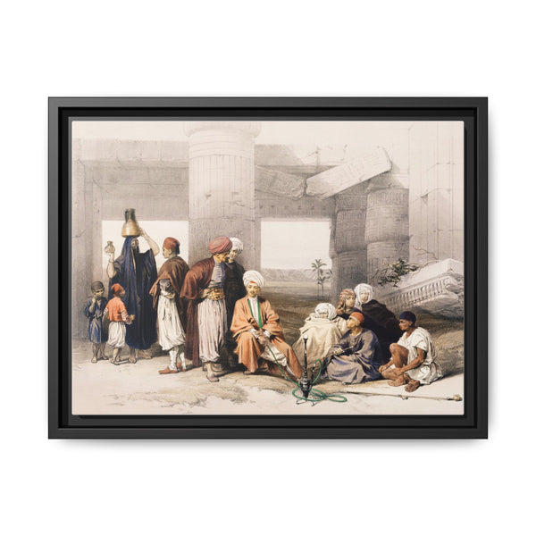 Entrance of the Temple of Amun Thebes illustration by David Roberts (1796–1864) - NOMADEN ART GALLERY