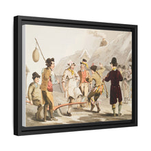 Illustration of the fool plough from The Costume of Yorkshire (1814) by George Walker