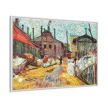 The Factory (1887) by Vincent Van Gogh. Original from the Barnes Foundation. - NOMADEN ART GALLERY