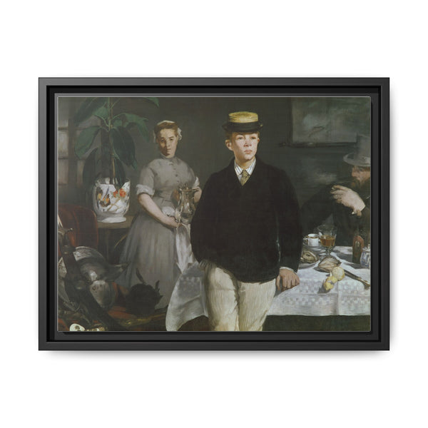 Luncheon in the Studio (1868) by Edouard Manet - NOMADEN ART GALLERY