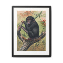 The Chimpanzee from Zoological sketches (1861-1867) by Joseph Wolf and Philip Lutley Sclater. - NOMADEN ART GALLERY