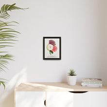 Double Althea in 3 colors lithograph. Digitally enhanced from our own original 1900 edition plates of Botanical Specimen published by Rochester Lithographing