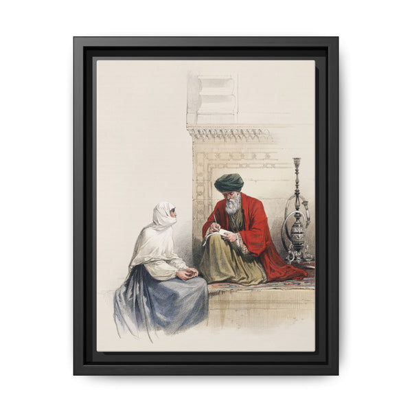 The letter writer in Cairo illustration by David Roberts (1796–1864) - NOMADEN ART GALLERY