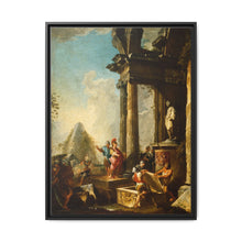 Alexander the Great at the Tomb of Achilles (ca. 1718-1719 (Baroque) by Giovanni Paolo Panini - NOMADEN ART GALLERY