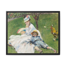 Pierre-Auguste Renoir's Madame Monet and Her Son (1874) - NOMADEN ART GALLERY