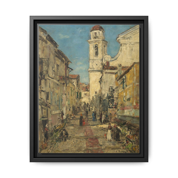 Villefranche (c. 1892) by Eugène Boudin - NOMADEN ART GALLERY