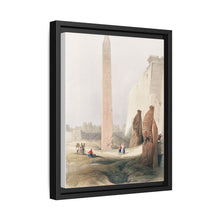 Luxor city on the east bank of the Nile River in southern Egypt illustration by David Roberts (1796–1864) - NOMADEN ART GALLERY
