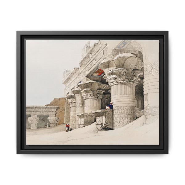Temple Of Edfou (Edfu) illustration by David Roberts (1796–1864) - NOMADEN ART GALLERY