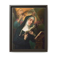 Female Saint Holding Crucifix with Crown of Thorns - NOMADEN ART GALLERY