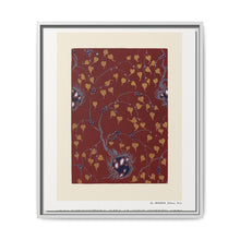 Art Nouveau Flower pattern pochoir print in oriental style. Original from our own 1914 edition of Samarkande - NOMADEN ART GALLERY