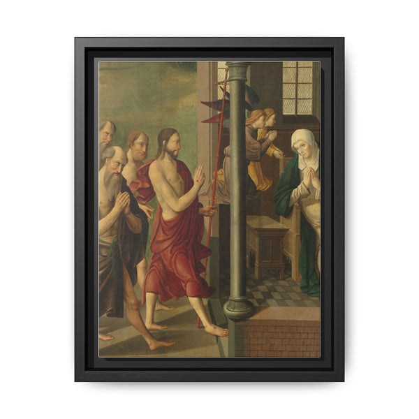 Panel of an Altarpiece with Dispute with the Doctors, on verso is Appearance of Christ to his Mother (c. 1520 - c. 1535) by Master of Alkmaar - NOMADEN ART GALLERY