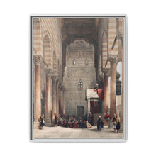 Interior of the mosque of the Metwalys (Metwalis) illustration by David Roberts (1796–1864) - NOMADEN ART GALLERY