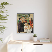 La familia del artista (La Famille de l'artiste) (1896) de Pierre-Auguste Renoir. 