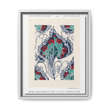 Botanical pochoir pattern in Art Nouveau oriental style - NOMADEN ART GALLERY