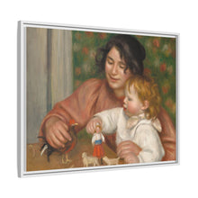 El niño con juguetes de Pierre-Auguste Renoir, Gabrielle y el hijo del artista, Jean (1895-1896) 