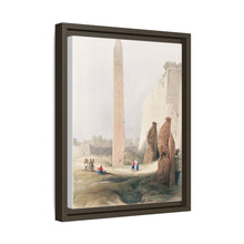 Luxor city on the east bank of the Nile River in southern Egypt illustration by David Roberts (1796–1864)