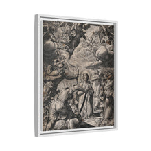 The martyrdom of Saint Ursula. Engraving by J. Sadeler after P. de Witte