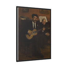 Lorenzo Pagans et Auguste de Gas (1871-1872) by Edgar Degas