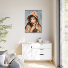 Mädchen mit rosa Haube (Jeune fille au chapeau rose) (1894) von Pierre-Auguste Renoir