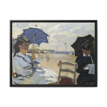 Claude Monet's The Beach at Trouville (1870) - NOMADEN ART GALLERY
