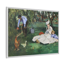 La familia Monet en su jardín de Argenteuil (1874) de Édouard Manet 