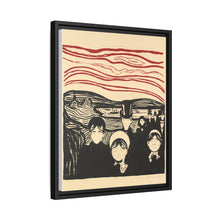 Edvard Munch's Anxiety (Angst) (1896) - NOMADEN ART GALLERY