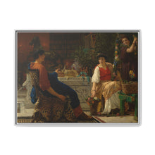Preparations for the Festivities (The Floral Wreath) (1866) by Sir Lawrence Alma Tadema - NOMADEN ART GALLERY
