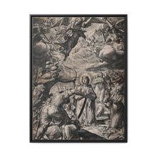 The martyrdom of Saint Ursula. Engraving by J. Sadeler after P. de Witte - NOMADEN ART GALLERY