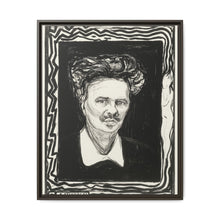 August Strindberg (1896) by Edvard Munch - NOMADEN ART GALLERY
