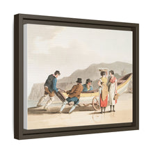 Illustration of fishermen from The Costume of Yorkshire (1814) by George Walker