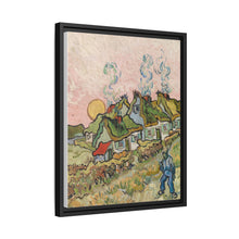 Houses and Figure by Vincent van Gogh - NOMADEN ART GALLERY