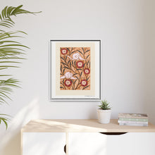 Impresión de plantilla con patrón floral Art Nouveau de estilo oriental