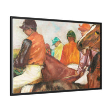 The Jockeys (ca. 1882) by Edgar Degas