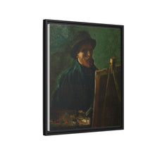 Vincent van Gogh's Self-Portrait with Dark Felt Hat at the Easel (1886) - NOMADEN ART GALLERY
