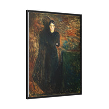 Lady in Black by Edvard Munch - NOMADEN ART GALLERY