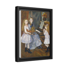 The Daughters of Catulle Mendès, Huguette (1871–1964), Claudine (1876–1937), and Helyonne (1879–1955) (1888) by Pierre-Auguste Renoir - NOMADEN ART GALLERY