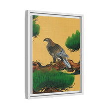 Pine and Eagle, a traditional portrait of a charismatic Japanese eagle by Kano Tanyu (1602-1674)