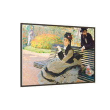 Camille Monet (1847–1879) on a Garden Bench (1873) by Claude Monet - NOMADEN ART GALLERY