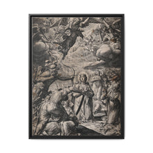 The martyrdom of Saint Ursula. Engraving by J. Sadeler after P. de Witte - NOMADEN ART GALLERY