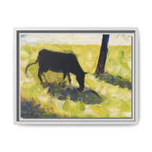 Black Cow in a Meadow (ca. 1881) by Georges Seurat - NOMADEN ART GALLERY