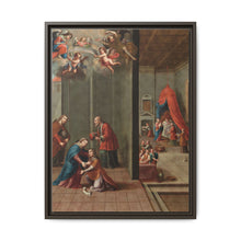 The Visitation and the Birth of Saint John the Baptist (La visitación y el nacimiento de san Juan Bautista) by Nicolás Enríquez - NOMADEN ART GALLERY